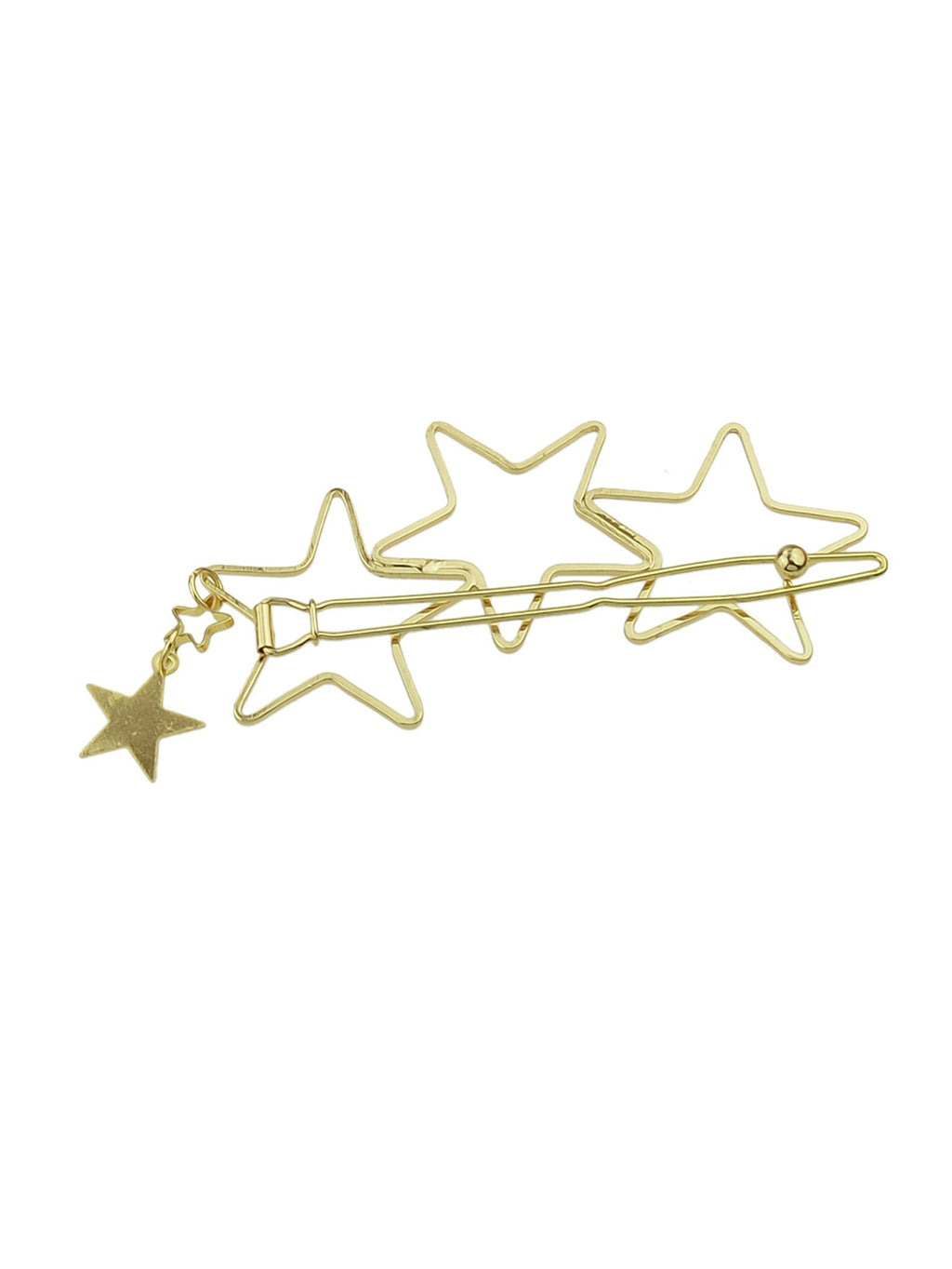 Minimalist Gold Metal Star Hair Clips Barrette Women Fashion Hair Accessories