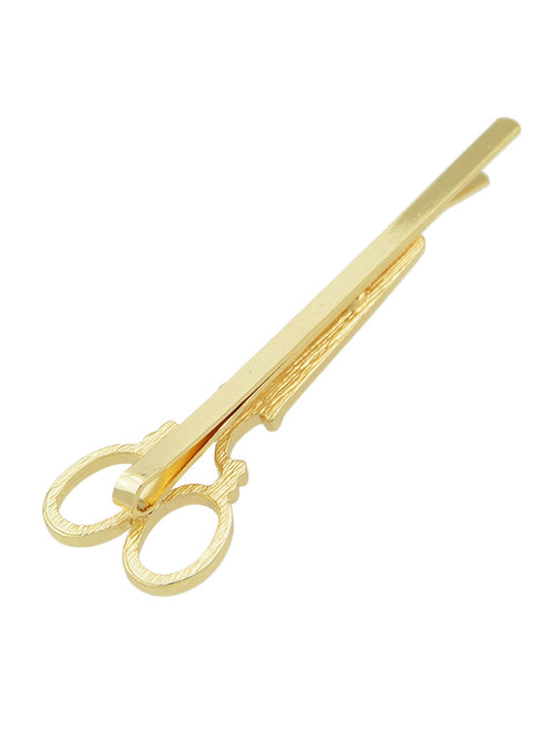 1pc Punk Gold Silver Scissors Hair Clips Barrette Women Fashion Hair Accessories